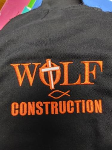 Wolfe Construction Embroidery